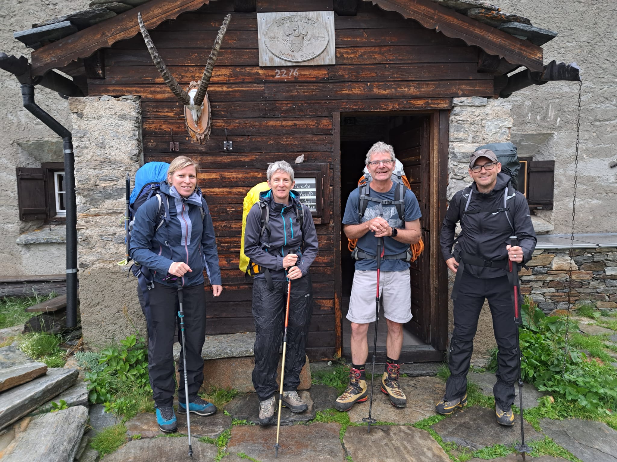 Zapporth�tte im Regen